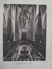 Antwerp Cathedral, Choir View , Antwerp, Belgium, EUR, 1886