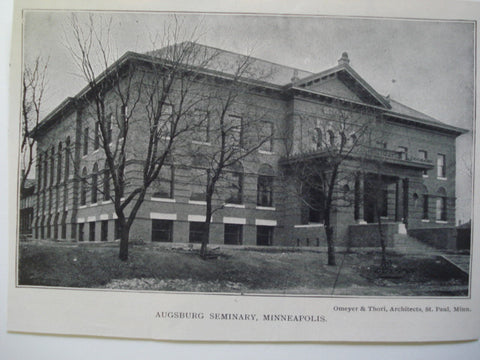 Augsburg Seminary, Minneapolis, MN, 1903