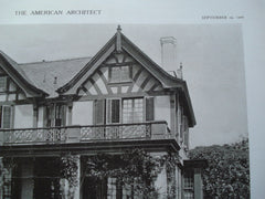 House of Allen Tupper, Esq., New Orleans, LA, 1909, Rathbone E. Du Buys