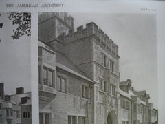 Seventy-Seven Dormitory for Princeton University , Princeton, NJ, 1909, Cram, Goodhue & Ferguson