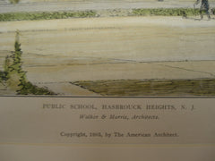 Public School , Hasbrouck Heights, NJ, 1905, Walker & Morris