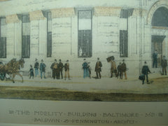 Fidelity Building, Baltimore, MD, 1892, Baldwin & Pennington