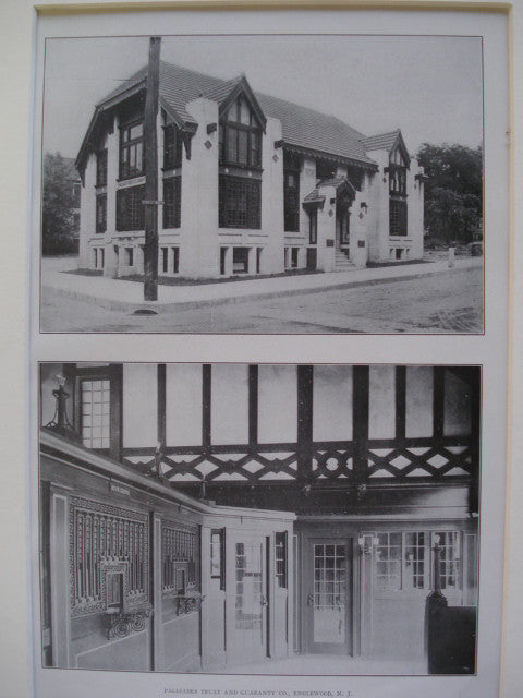 Palisades Trust and Guaranty Co., Englewood, NJ, 1907, Aymar Embury, IId.