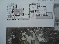 Edward A. Page House , Mountain Station, NJ, 1909, Squires and Wynkoop
