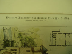 Stable of Mr. S. J. Meeker , Newark, NJ, 1885, John E. Baker