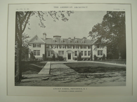 Lincoln School , Providence, RI, 1915, Mr. Eleazer B. Homer