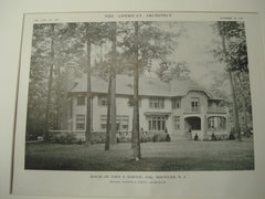 House of John S. Norton, Mountain, NJ, 1915, Wilder and White