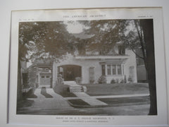 House of Dr. R. T. French, Rochester, NY, 1915, Foote, Headley and Carpenter