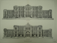 Palace of Justice , Rome, Italy, EUR, 1901, Prof. Guglielmo Calderini