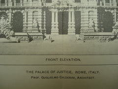 Palace of Justice , Rome, Italy, EUR, 1901, Prof. Guglielmo Calderini