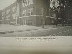 Couch Elementary School, Portland, OR, 1915, F. A. Naramore