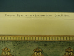 Competitive Design for the Newark Free Public Library , Newark, NJ, 1898, Howard & Cauldwell