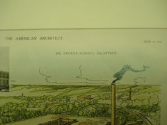 Simms Magneto Co. Factory , Watessing, NJ, 1911, Eugene Schoen
