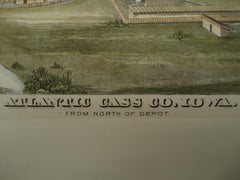 View from the North of the Depot , Atlantic, Cass County, IA, 1875, Unknown