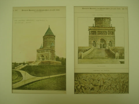 Garfield Memorial, Cleveland, OH, 1890, Geo. Keller