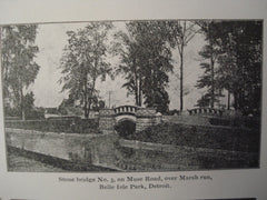 American Park Bridges, Detroit, Michigan, Boston, Massachusetts, and Milwaukee, Wisconsin, 1901, Unknown
