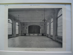 Auditorium in St. Joseph's School , Camden, NJ, 1930, Henry D. Dagit & Sons