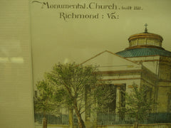 Monumental Church , Richmond, VA, 1900, unknown