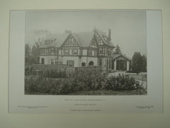 House of J. Allen Townsend , Ardsiey-on-Hudson, NY, 1906, Ludlow & Valentine