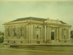 Free Public Library , East Orange, NJ, 1904, Ludlow & Valentine