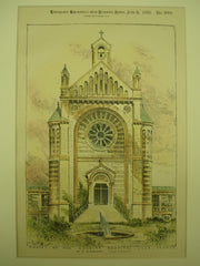 Chapel of the Charity Hospital , Lille, France, EUR, 1893, M. A. Mourcou