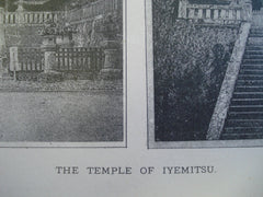 Temple of Iyemitsu , Nikko, Japan, ASIA, 1896, Unknown