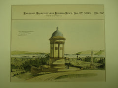 Charles Crocker Monument , Oakland, CA, 1890, Arthur Page Brown
