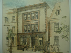 Residence of Charles P. Baldwin , Newark, NJ, 1894, Charles P. Baldwin