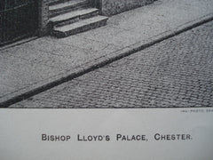 Bishop Lloyd's Palace , Chester, England, UK, 1898, Unknown