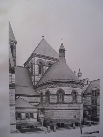 Apse of St. Agnes's Chapel on Ninety-Second St., New York, NY, 1892, W.A. Potter