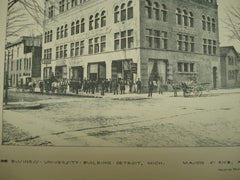 Business University Building, Detroit, MI, 1892, Mason & Rice
