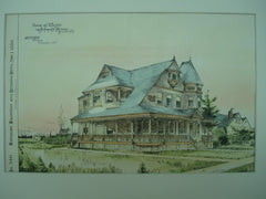House of J. R. Fanning on Portsmouth Terrace , Rochester, NY, 1886, Walker & Nolan