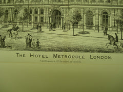 Hotel Metropole , London, England, UK, 1883, F. & H. Francis & J. E. Saunders