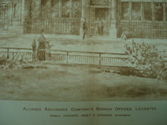 Alliance Assurance Company's Branch Offices , Leicester, England, UK, 1891, Goddard, Paget & Goddard