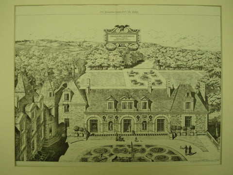 Chateau de la Jovardaye , Morbihan, France, EUR, 1880, Edovard Goldie