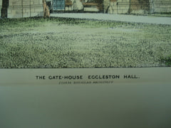 Gate-House at Eccleston Hall , Eccleston, England, UK, 1883, John Douglas