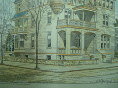 Residence of Dr. L. C. Warner , New York, NY, 1884, A. B. Jennings