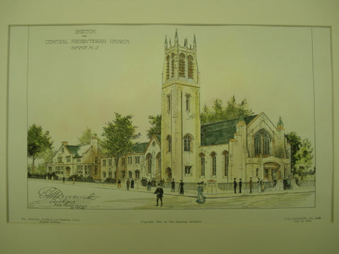 Central Presbyterian Church , Summit, NJ, 1905, Unknown