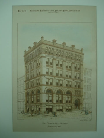 First National Bank Building , Cincinnati, OH, 1888, Jas. Wm. Laughlin