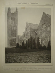 Graduate College and Cleveland Memorial Tower at Princeton University , Princeton, NJ, 1913, Cram, Goodhue & Ferguson