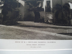 House of M.J. Swetland, Pasadena, CA, 1927, McNeal Swasey