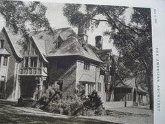 House of Frank Bannerman, Exterior, Scarsdale, NY, 1927, Julius Gregory