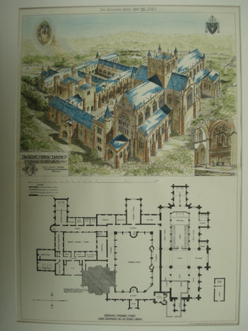 Buckfast Abbey , Devon, UK, 1883, Fredrick A. Walters