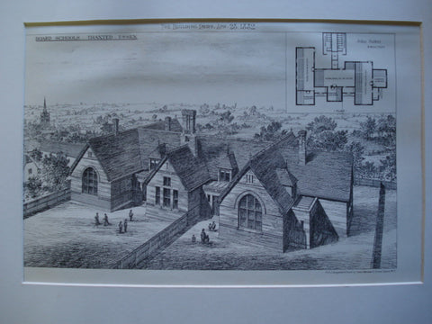 Board Schools , Thaxted, Essex, England, UK, 1882, John Salter