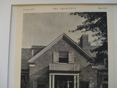 Men's Entrance, Locker Room and Grille, Yountakah Country Club, Nutley, NJ, 1927, Clifford C. Wendehack