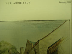 Terrace of the Proposed Dormitory of the Kent Place School , Summit, NJ, 1930, Elliot L. Chisling