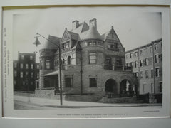 House of Guido Plessner, Esq., Lincoln Place and Plaza Street , Brooklyn, NY, 1892, Frank Freeman