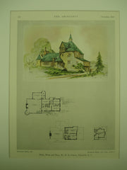 House of Mr. H. M. Cleaver , Plainfield, NJ, 1927, Bernhardt Muller