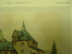House of Mr. H. M. Cleaver , Plainfield, NJ, 1927, Bernhardt Muller