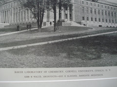 Baker Laboratory of Chemistry, Cornell University, Ithaca, NY, 1926, Gibb & Waltz., Architects, Day & Klauder